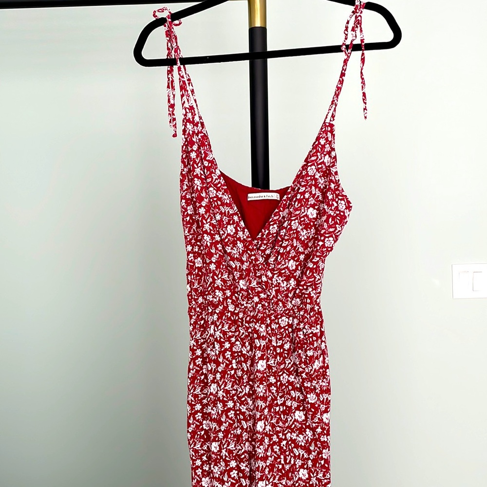 Abercrombie floral jumpsuit